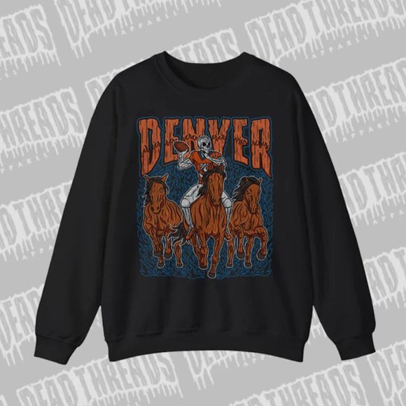 DENVER BRONCOS Sweatshirts, DENVER BRONCOS Football Shirts Tee - Picture 2 of 2